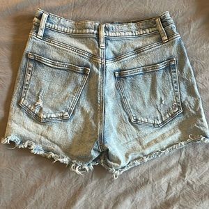 Silver Jean shorts